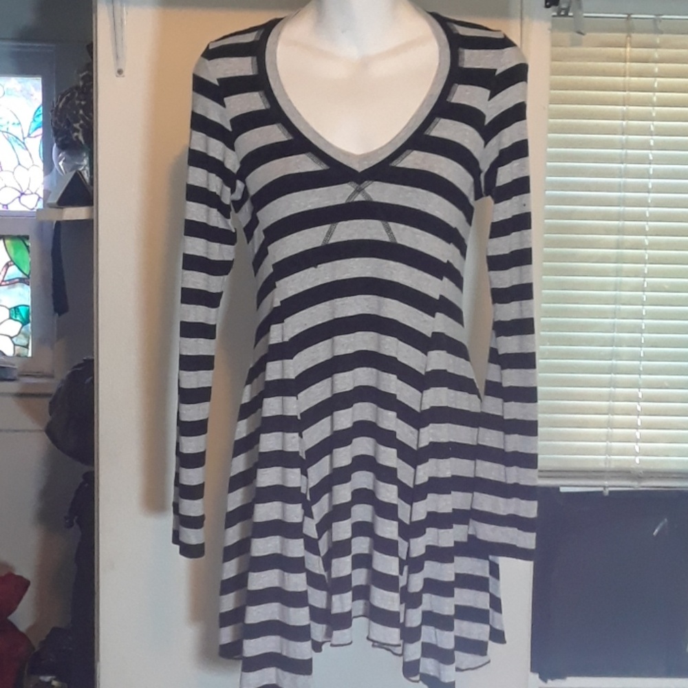 Jude Striped Tunic Top